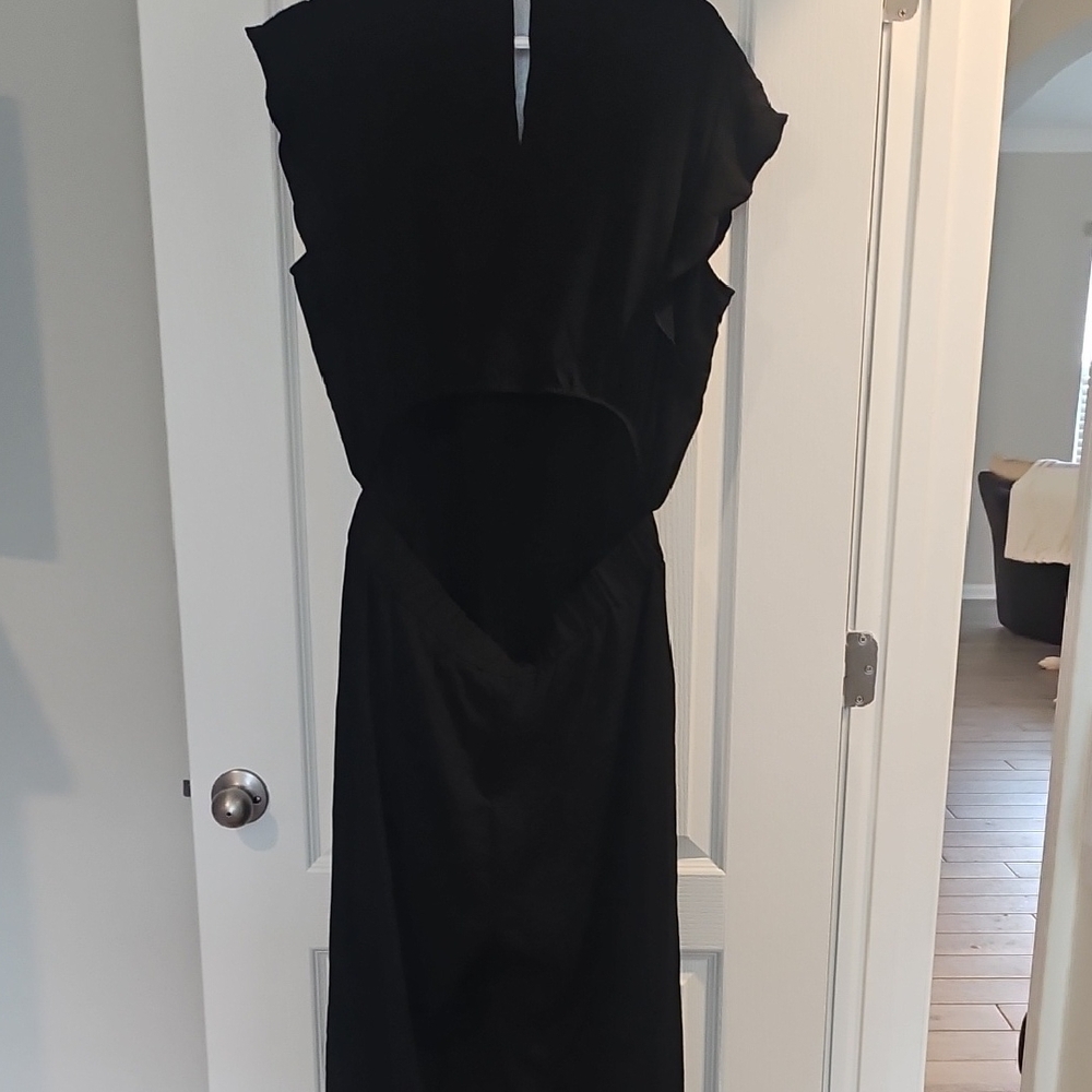 HALARA Black Ruffle Jumpsuit - Picture 12 of 16
